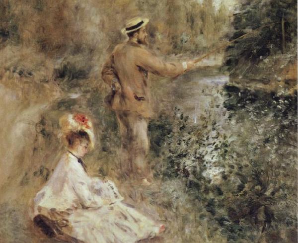Pierre Renoir The Fisherman France oil painting art